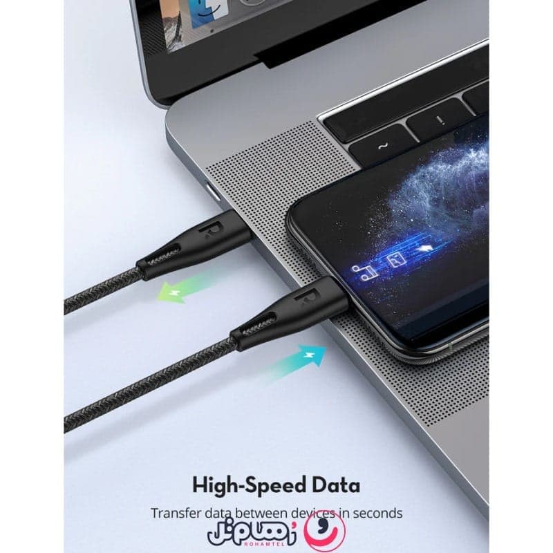 کابل تبدیل Type-C به لایتنینگ راوپاور مدل RAVPower RP-CB1018 طول 2 متر — تصویر ۴