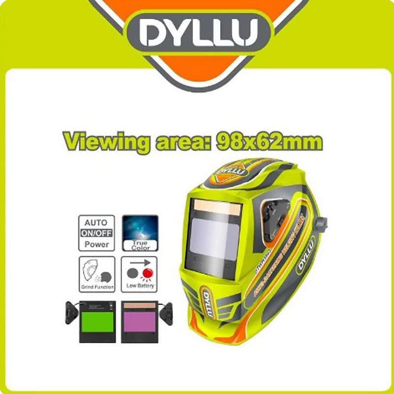 کلاه ماسک جوشکاری تنظیمی حرفه ای دایلو مدل DTWH3503 — تصویر ۴