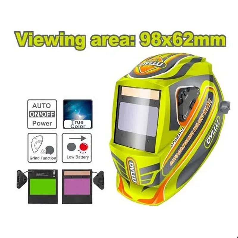 کلاه ماسک جوشکاری تنظیمی حرفه ای دایلو مدل DTWH3503 — تصویر ۳