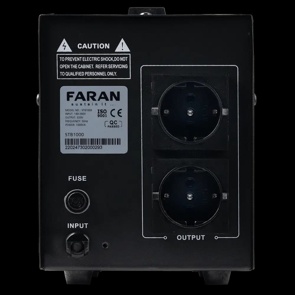 استابلایزر فاران مدل STB ظرفیت ۱۰۰۰VA — تصویر ۲