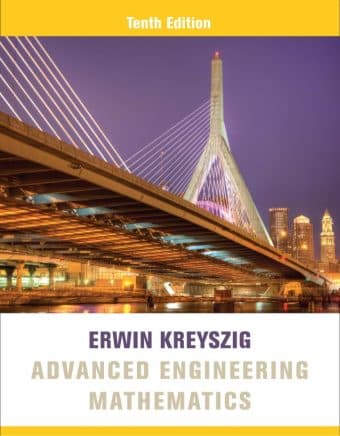 کتاب ریاضی مهندسی پیشرفته اروین کریزیگ ویرایش 10 advanced engineering mathematics – افست (زبان اصلی)