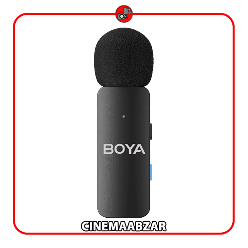 میکروفون بی‌سیم چهار‌کاربره بویا Boya BY-V4 3.5mm jack microphone (اقساطی) — تصویر ۲
