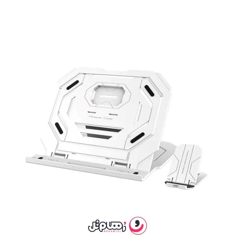 پایه خنک‌کننده لپ‌تاپ مدل CoolCold T3 به همراه هولدر موبایل — تصویر ۸