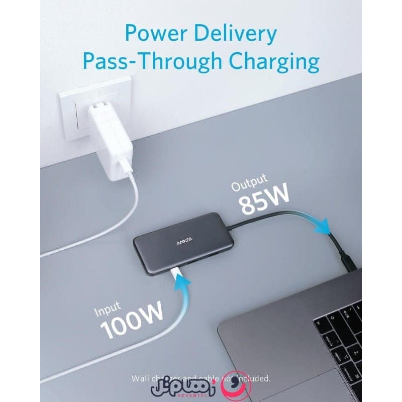 هاب 7 پورت USB-C انکر مدل Premium 7-in-1 A8346 — تصویر ۴