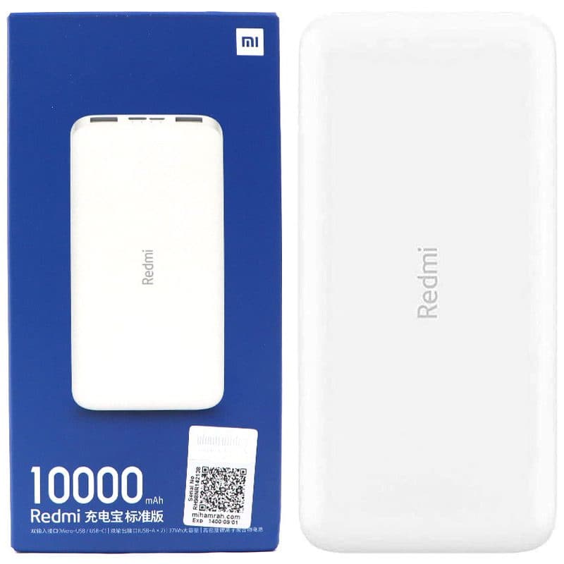 پاوربانک شیائومی مدل Redmi Global ظرفیت 10000 میلی آمپر ساعت — تصویر ۵
