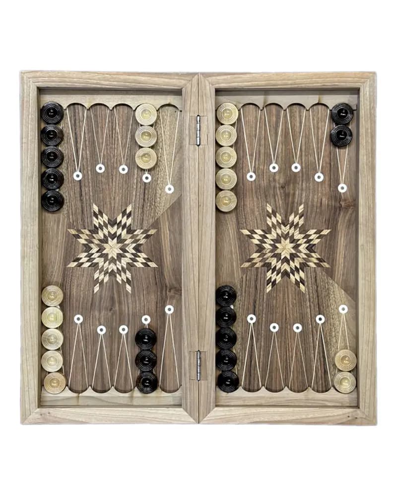 تخته نرد چوب گردو کوهستان اعلا کد 10095