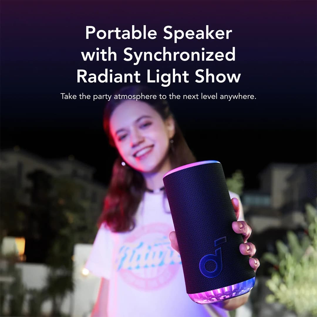 اسپیکر بلوتوثی انکر Anker Soundcore GLOW مدل A3166 — تصویر ۹