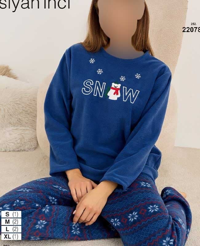 بلوز و شلوار راحتی سیاه اینجه کد 22078