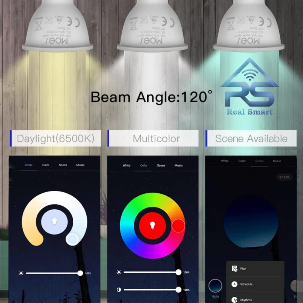 لامپ هوشمند هالوژن RGB تویا — تصویر ۶