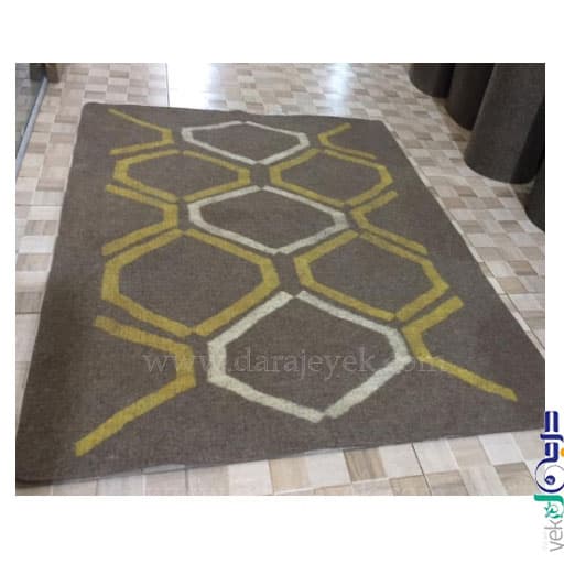 زیرانداز نمدی طرح هندسی کد 1079