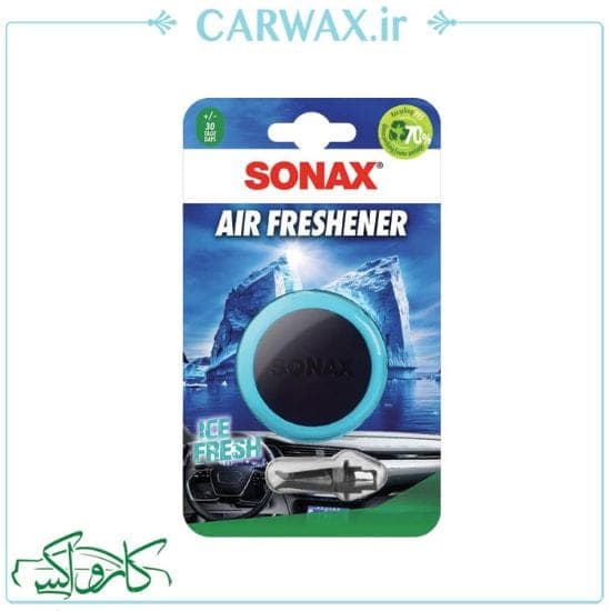 خوشبو کننده خودرو دریچه کولری (پنلی) یخ سوناکس Sonax Air Freshener Ice Fresh