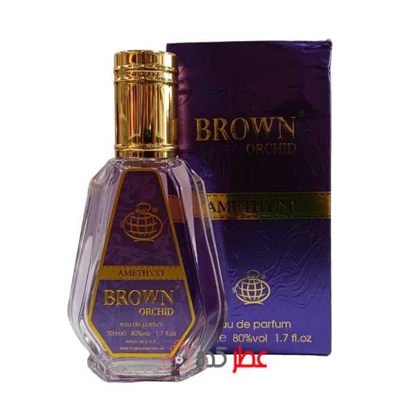 عطر زنانه فراگرنس ورد Brown Orchid Amethyst “موگلر الین” 50 میل