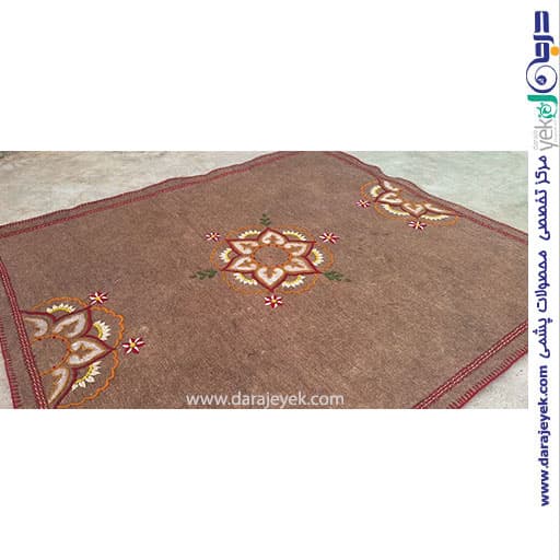 تشک نمدی دونفره همراه با گلدوزی دست دوز — تصویر ۵