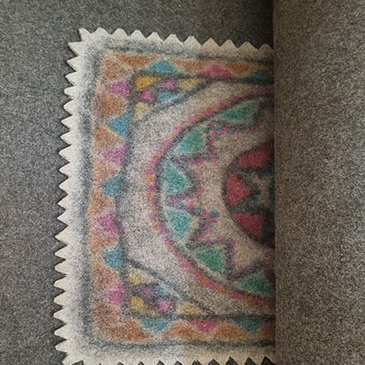 فرش نمدی سنتی ایرانی — تصویر ۴