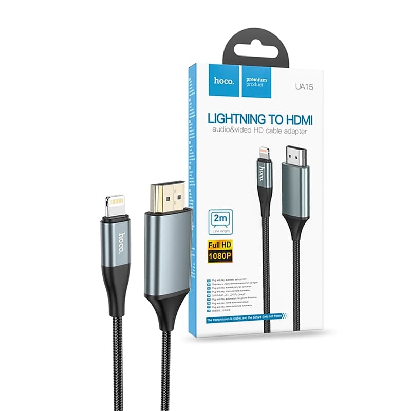 کابل hdmi کنفی برند hoco مدل ua15 — تصویر ۳