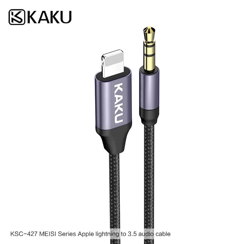 کابل صدای aux iphone برند kakusiga مدل 427