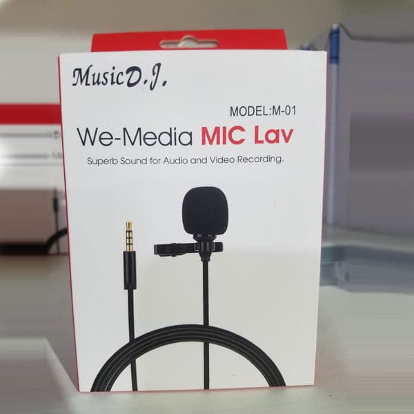 میکروفن یقه ای MIC lav مدل m-01 — تصویر ۳