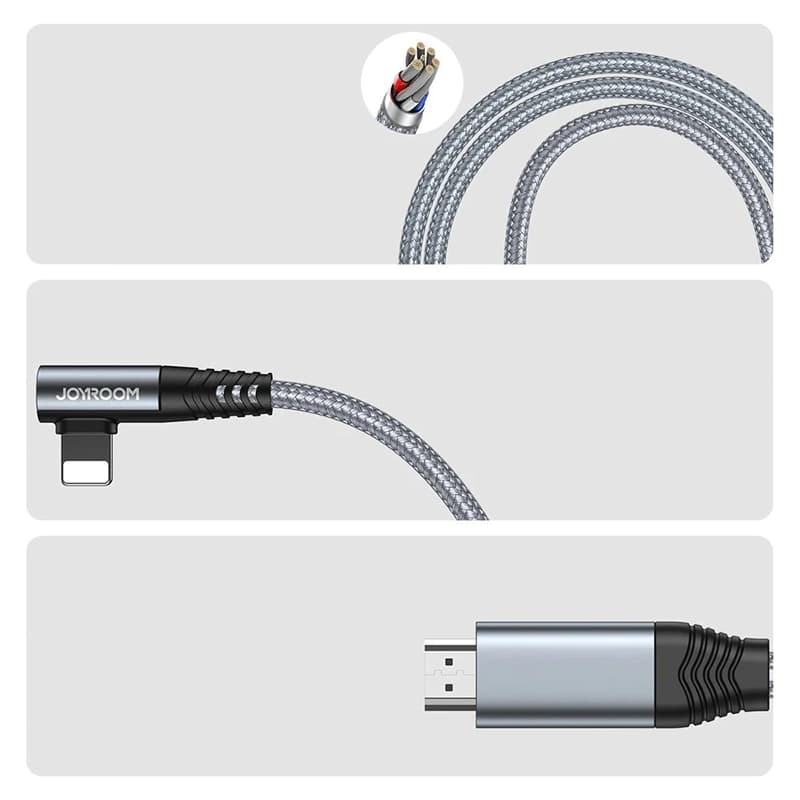 کابل joyroom lightning to HDMI مدل sy-35L1 — تصویر ۲
