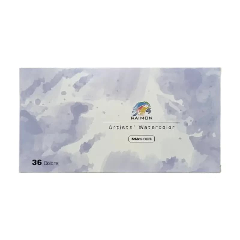 آبرنگ 36 رنگ رایمون مدل مستر