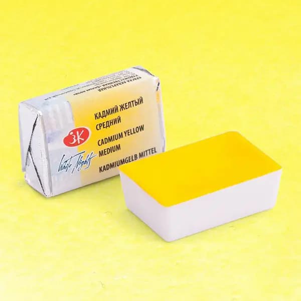 قرص آبرنگ سنت پترزبورگ کد 11201 Cadmium Yellow Medium