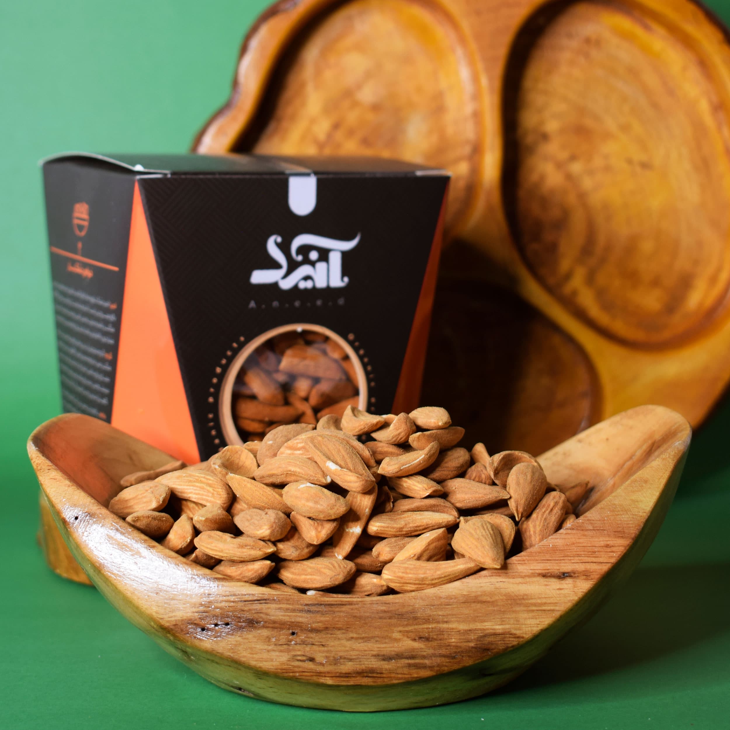 بادام درختی زرین خام صادراتی آنید – 200 گرم — تصویر ۳