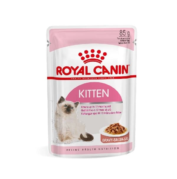 غذای پوچ بچه گربه رویال کنین مدل KITTEN وزن 85 گرم