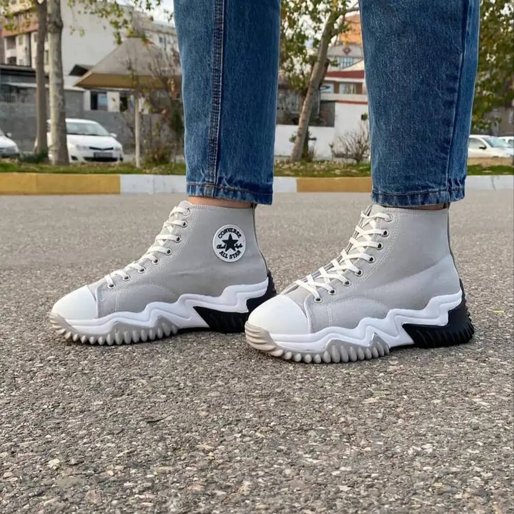 کانورس ران استار موشن طوسی converse run star motion — تصویر ۲