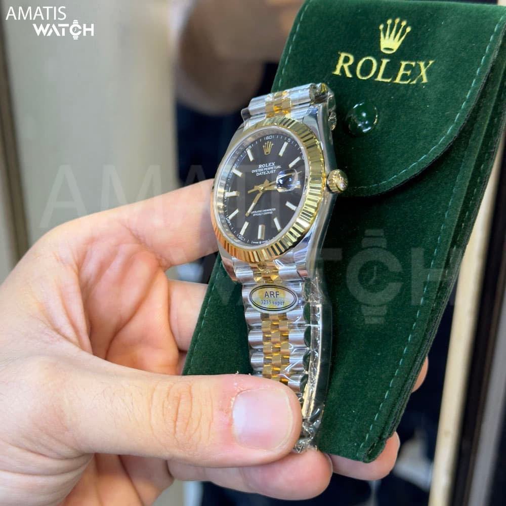 ساعت مچی مردانه رولکس کیفیت مستر کلین 3212 || Rolex Date-Just — تصویر ۳