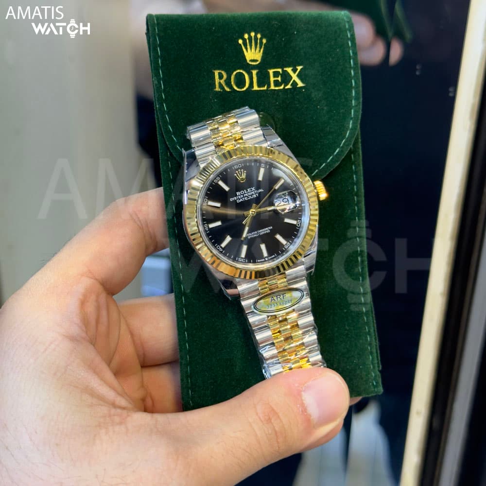 ساعت مچی مردانه رولکس کیفیت مستر کلین 3212 || Rolex Date-Just