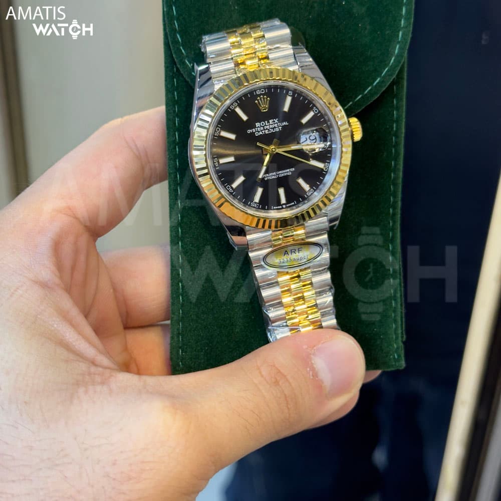 ساعت مچی مردانه رولکس کیفیت مستر کلین 3212 || Rolex Date-Just — تصویر ۲