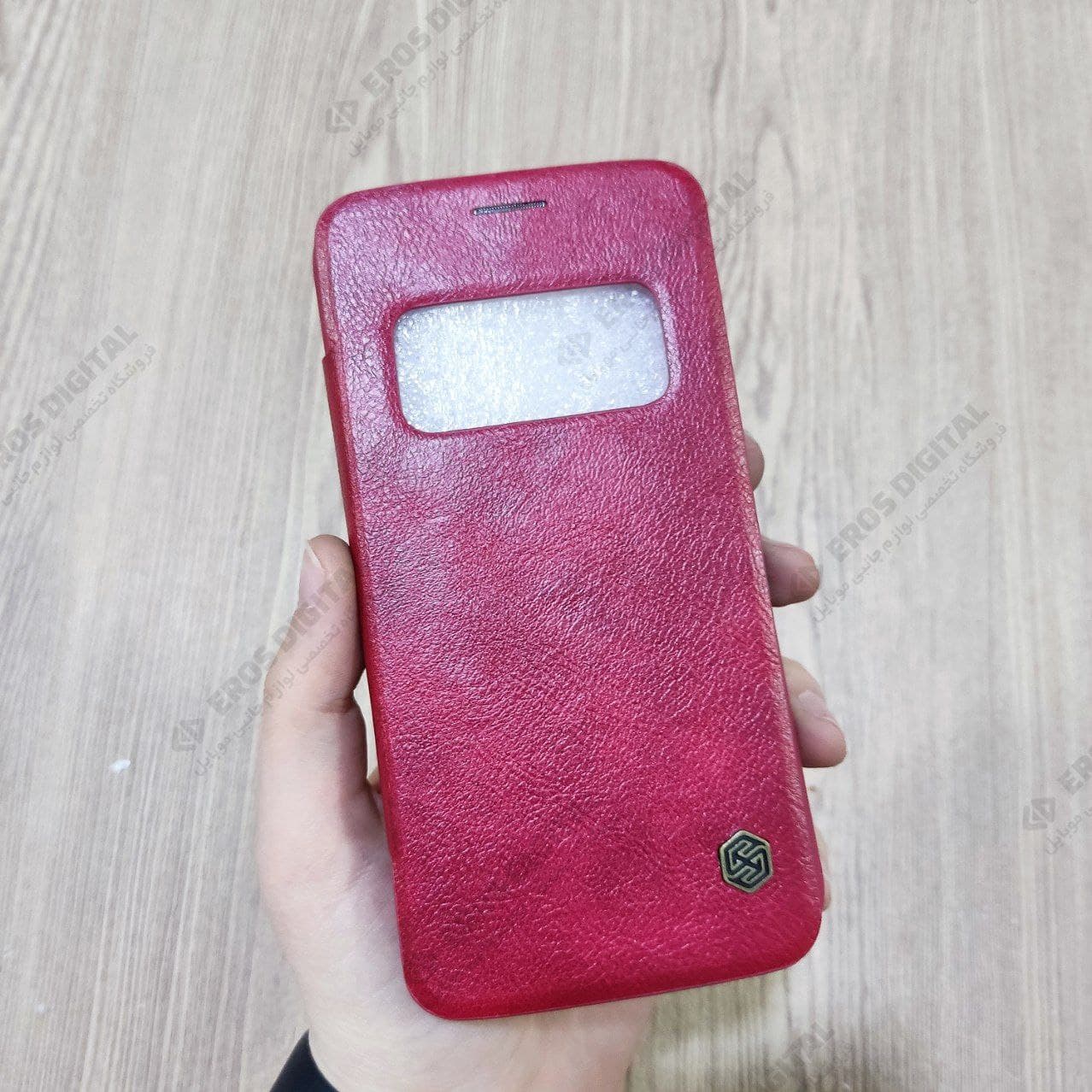 قاب گوشی LG G5 کیف کلاسوری نیلکین مدل طرح چرم — تصویر ۶