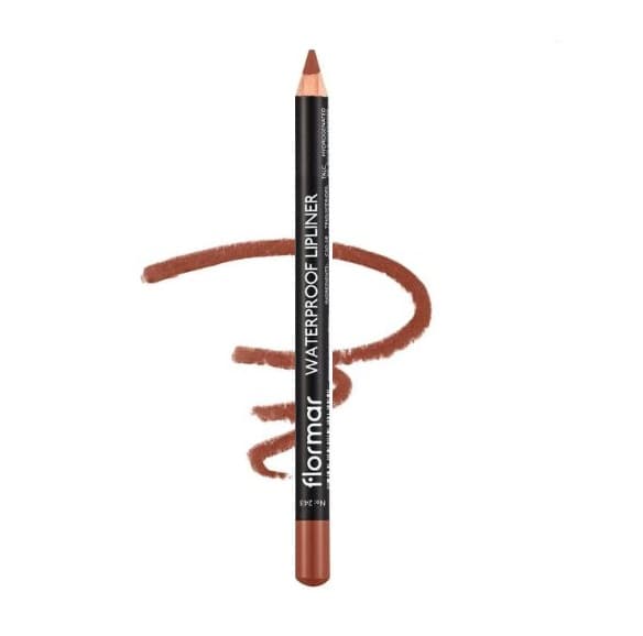 مداد لب ضد آب فلورمار Flormar مدل Waterproof Lipliner شماره 243 رنگ Hot Cocoa