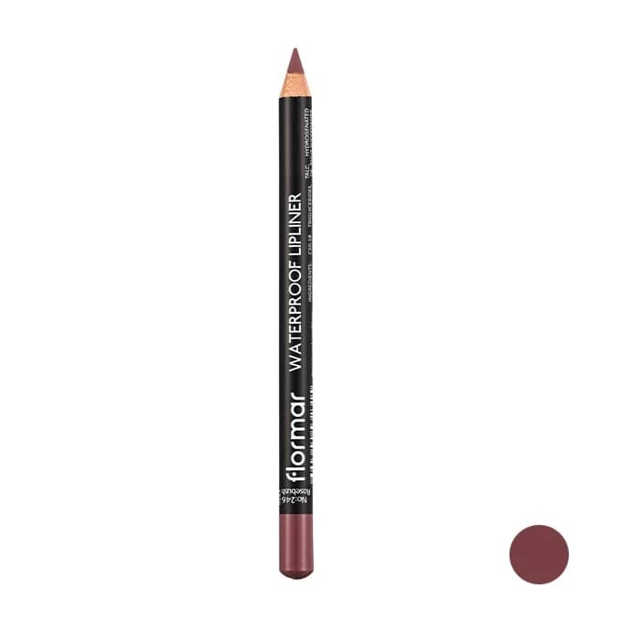 مداد لب ضد آب فلورمار Flormar مدل Waterproof Lipliner شماره 246 رنگ Rosebush — تصویر ۱۲