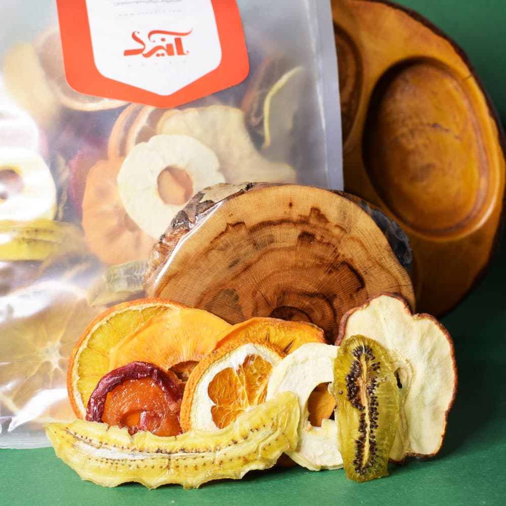 چیپس چند میوه مخلوط صادراتی آنید – 250 گرم — تصویر ۳