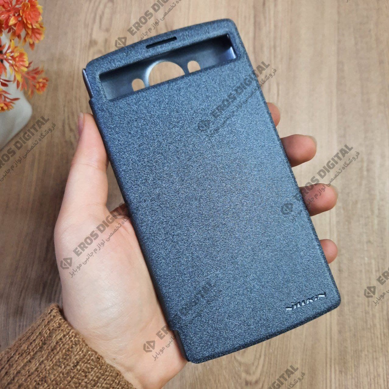قاب گوشی LG V10 کیف کلاسوری نیلکین مدل Sparkle Leather