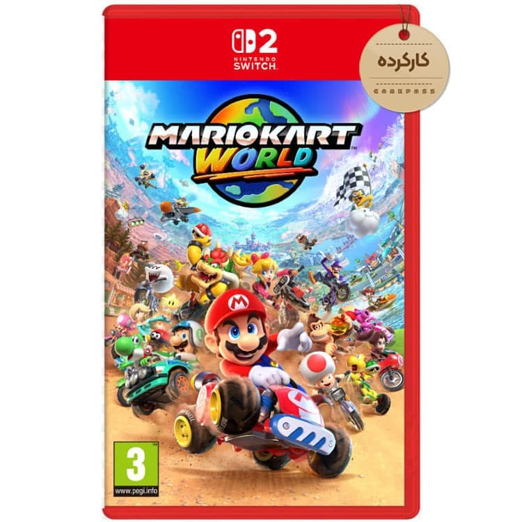 بازی Mario Kart World کارکرده – مخصوص نینتندو سوییچ 2