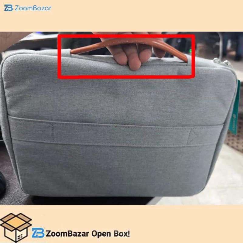 کیف لپ تاپ کوتتسی مدل NoteBooK Double handle inner bag 14015-S-BK مناسب برای لپ تاپ 12-14 اینچی – Open Box (چرم دسته پوست پوست شده و سری زیپ ندارد) — تصویر ۱۱