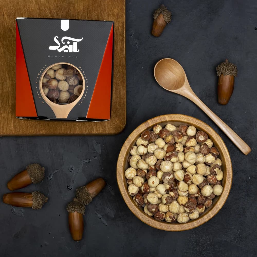 مغز فندق ایرانی بدون پوست خام صادراتی آنید — تصویر ۴