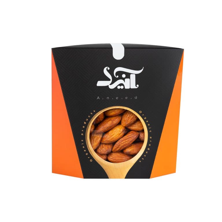 مغز بادام درختی خام صادراتی آنید – 400 گرم — تصویر ۲