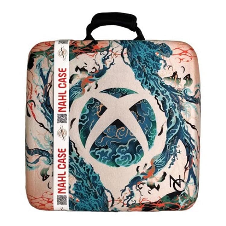 کیف Nahl مخصوص Xbox Series X – طرح Japanese Wave Art