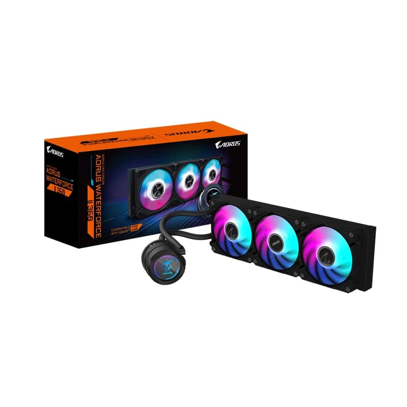 خنک کننده مایع پردازنده گیگابایت AORUS WATERFORCE II 360 — تصویر ۷