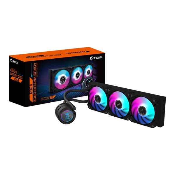 خنک کننده مایع پردازنده گیگابایت AORUS WATERFORCE II 360 — تصویر ۳