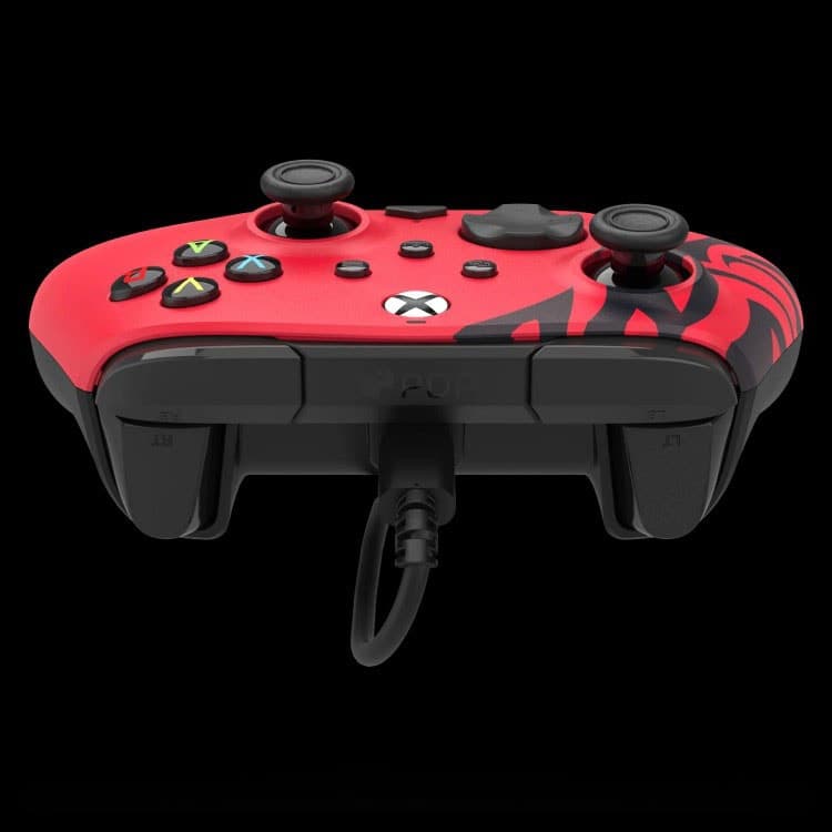 کنترلر با سیم PDP Rematch مخصوص Xbox – طرح Spirit Red — تصویر ۶