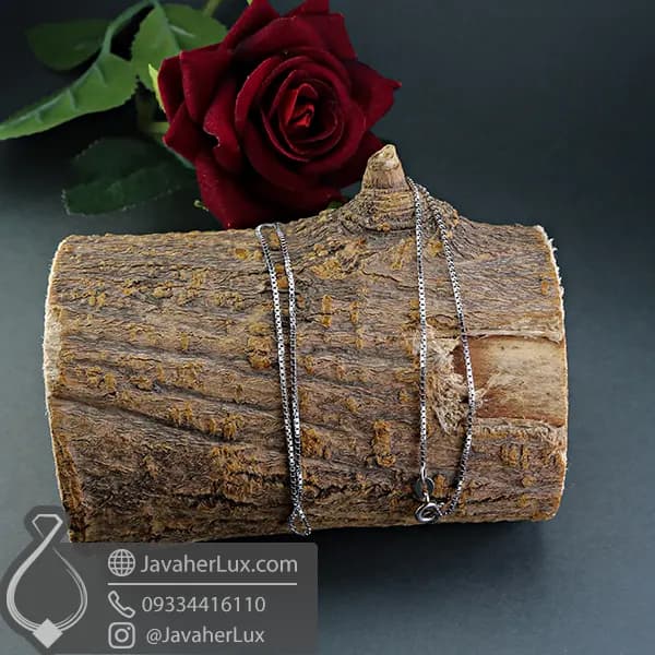 زنجیر نقره ونیزی _ کد : 100751 — تصویر ۳