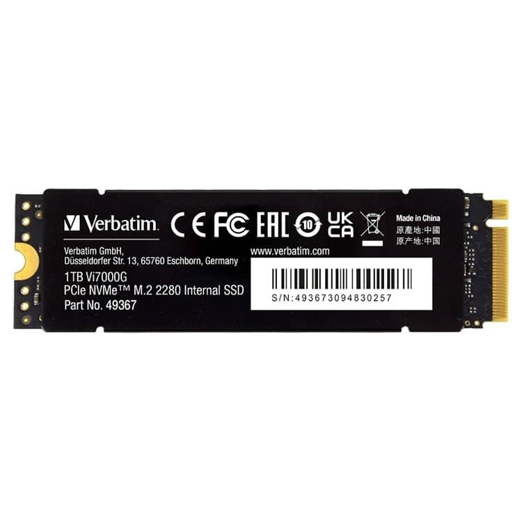 حافظه اس اس دی Verbatim Vi7000G دارای هیت سینک – ظرفیت 1TB — تصویر ۳