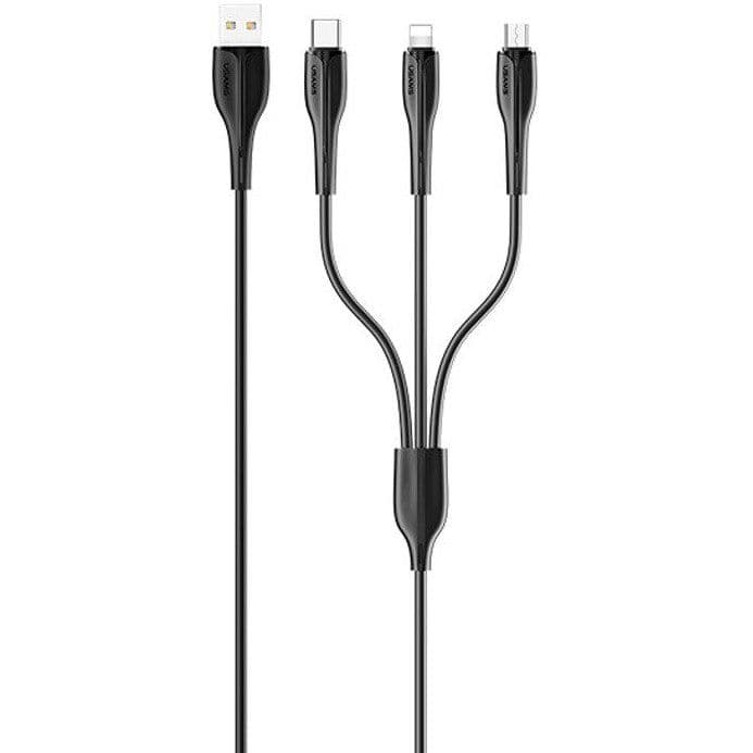 کابل تبدیل یوسمز مدل US-SJ374 3IN1 طول 1 متر