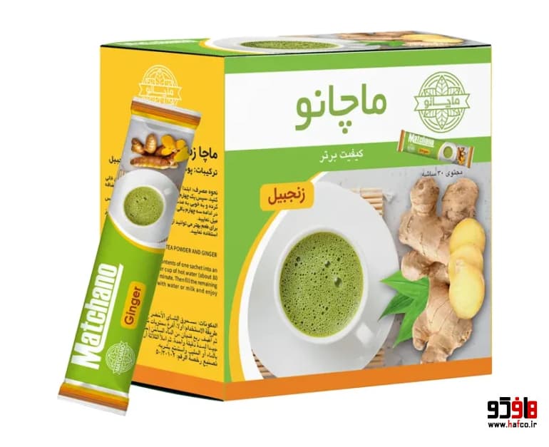 ماچا زنجبیل ماچانو بسته 30 عددی