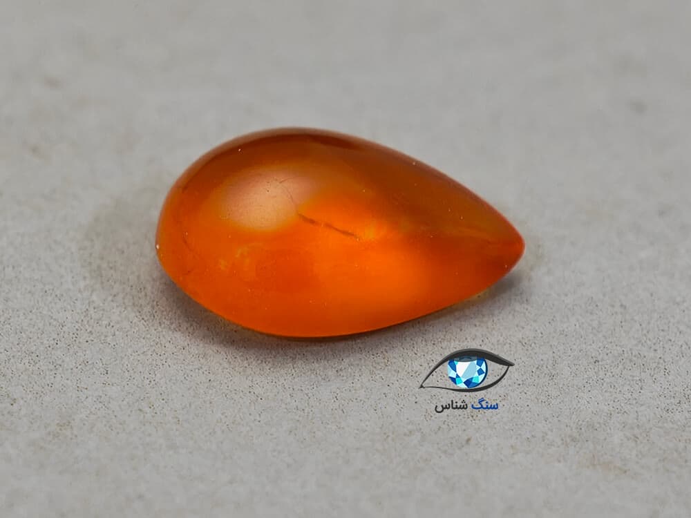 کارنلین اشکی (بهسازی شده) 1.8 قیراط — تصویر ۴