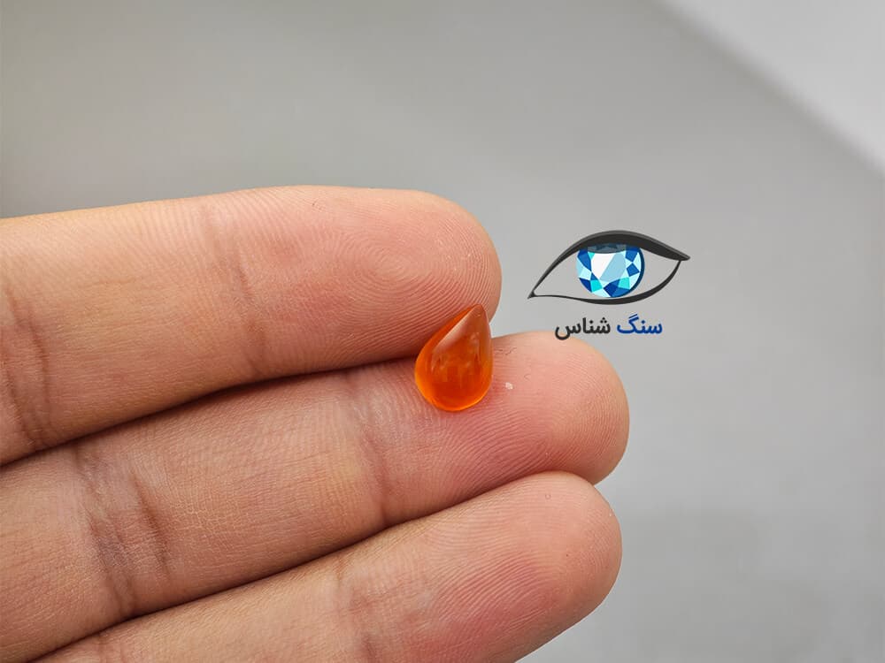 کارنلین اشکی (بهسازی شده) 1.8 قیراط