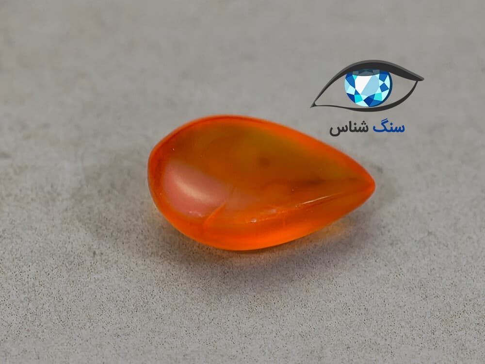 کارنلین اشکی (بهسازی شده) 1.8 قیراط — تصویر ۳